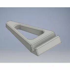 Printable Minimalist Phone Stand 3d model