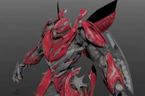 Mirage Robot Weapon 3d model Mirage Robot Weapon 3d model