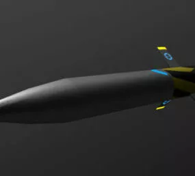 Military Missile 3d model