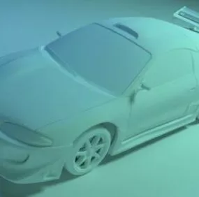 Car Mitsubishi Eclipse Design 3d model