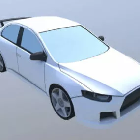 Mitsubishi Lancer Car 3d model