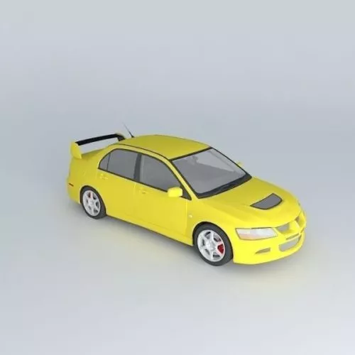 Car Mitsubishi Lancer Evolution 2004 3d model Car Mitsubishi Lancer Evolution 2004 3d model
