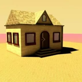 Small Modern House 3d model