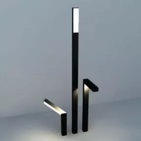 Modern Led Floor Light Design 3d model