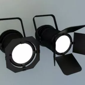 Studio Room Modern Stage Lights 3d model