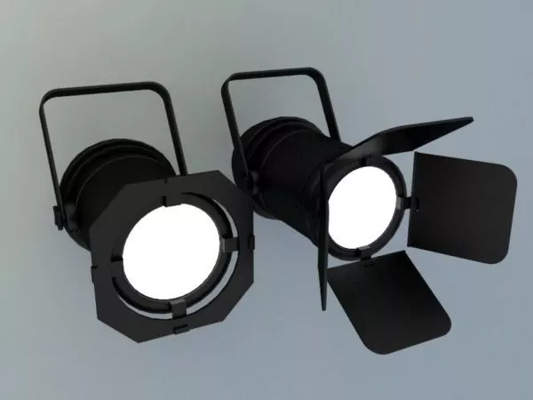 Studio Room Modern Stage Lights 3d model Studio Room Modern Stage Lights 3d model