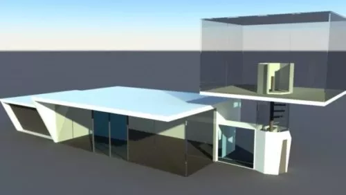Modern Architecture Houses 3d model Modern Architecture Houses 3d model