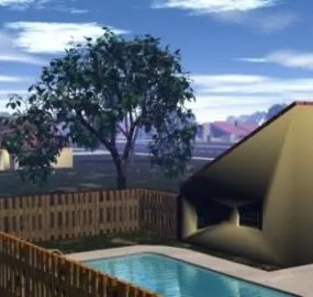 Modern Design House Complex 3d model