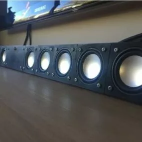 Modular 3d Printable Sound Bar Printable 3d model