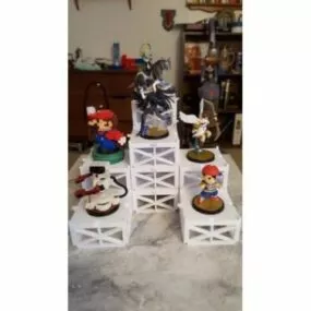 Printable Modular Amiibo Display 3d model
