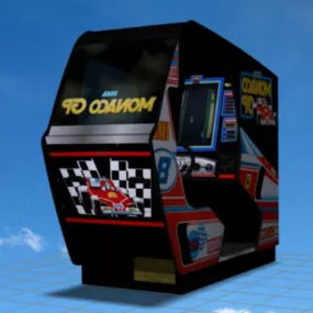 Monaco Gp Arcade Machine 3d model
