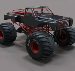 Off Road Monster Truck Vehicle 3d model