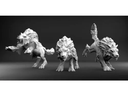 Wolf Running 3d model