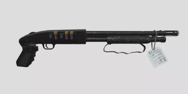 Gun Mossberg Type500 Tactical 3d model Gun Mossberg Type500 Tactical 3d model