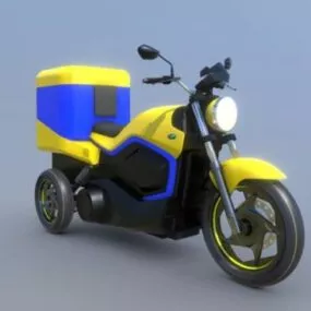 Moto Motiva Motorbicycle 3d model