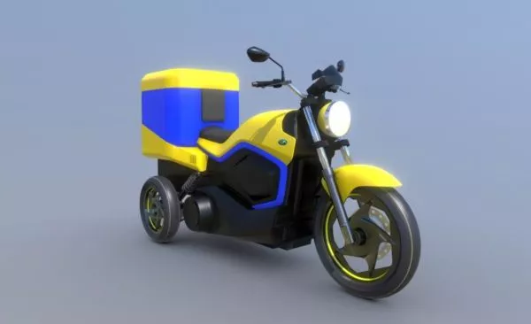 Racing Quad Bike 3d model