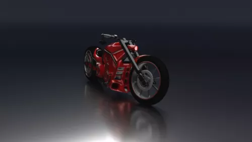 Chopper Shape Motorcycle Design 3d model Chopper Shape Motorcycle Design 3d model
