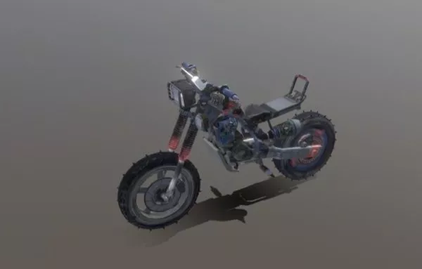 Honda Motorcycle Goldwing 3d model