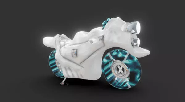 Motorcycle Roadster 3d model