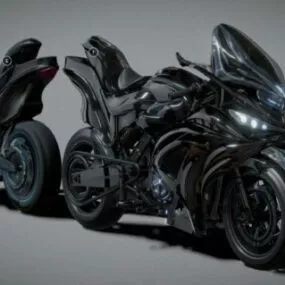 Super Motorcycle Szh2i2 3d model