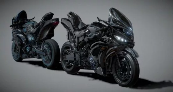 Super Motorcycle Szh2i2 3d model Super Motorcycle Szh2i2 3d model