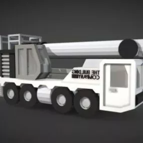 Mounted Crane Truck 3d model