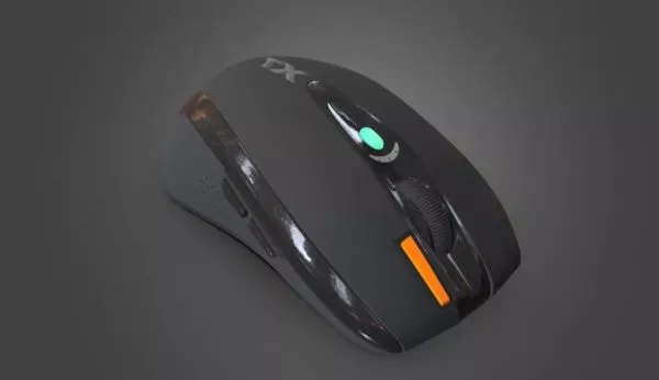 Wireless Mouse White 3d model
