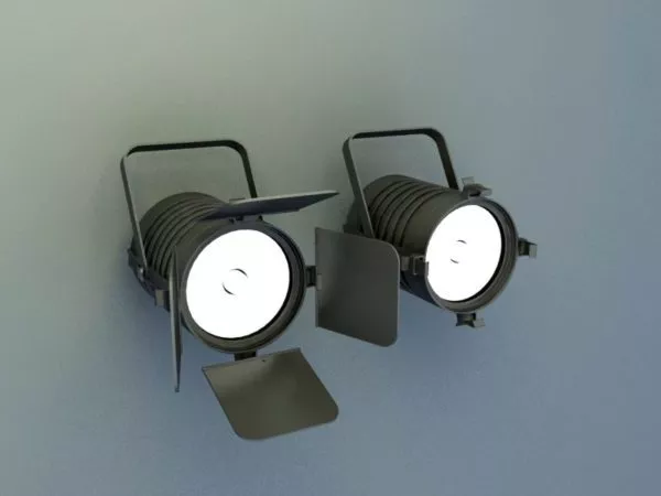 Studio Moving Head Lights 3d model Studio Moving Head Lights 3d model