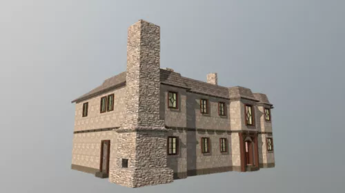 Old Whitbys House 3d model Old Whitbys House 3d model