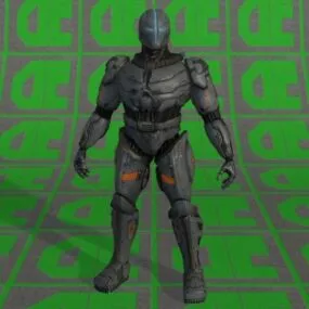 Muddy Monster Character 3d model