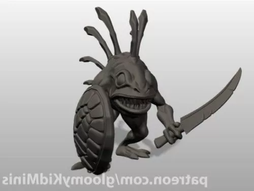 Murloc Animal Character 3d model Murloc Animal Character 3d model