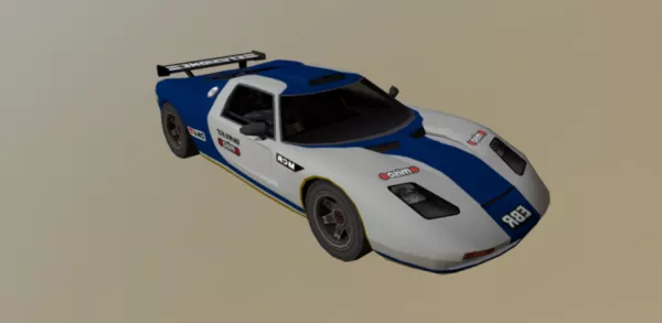 Muscle Prototype Car 3d model Muscle Prototype Car 3d model
