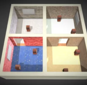 Museum Interior Design 3d model