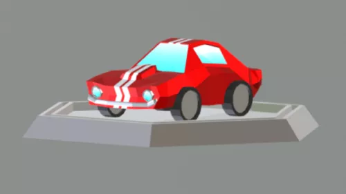 Lowpoly Mustang Car Gt350 3d model Lowpoly Mustang Car Gt350 3d model
