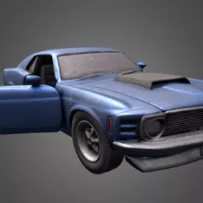 Toy Mustang Tcar 3d model