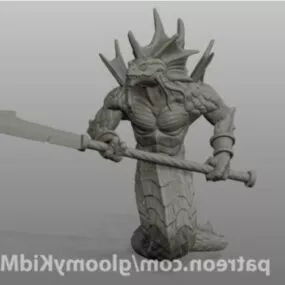 Naga Warriors Character Sculpt 3d model