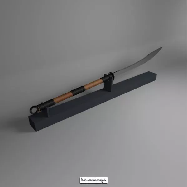 Spiky Sword Weapon 3d model