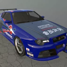 Nakamura Gt Car 3d model