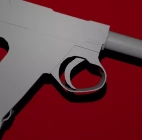 Nambu Gun Weapon 3d model