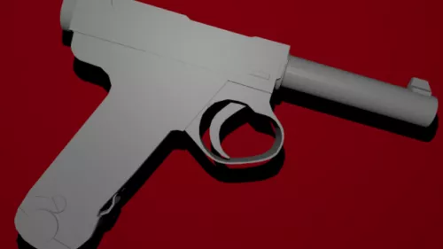 Spy Gear Set With Gun 3d model