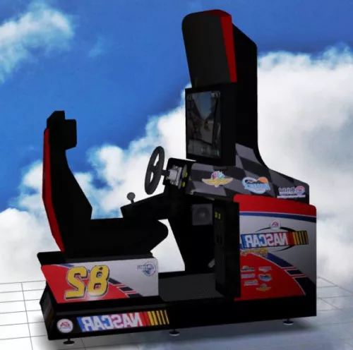 Nascar Arcade Machine 3d model Nascar Arcade Machine 3d model