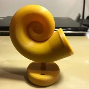 Nautilus Spiral Bluetooth Speaker Printable 3d model