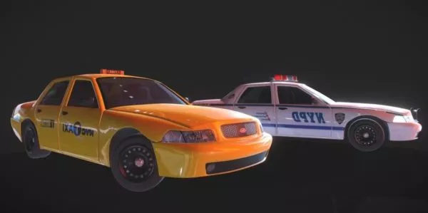 Fbi Police Character 3d model