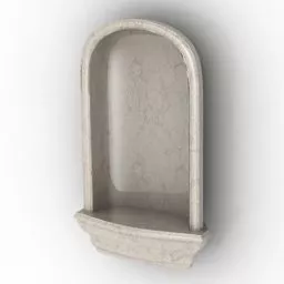 House Niche Shelf 3d model
