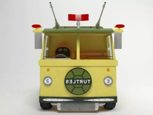 Classic Camper Van Car 3d model
