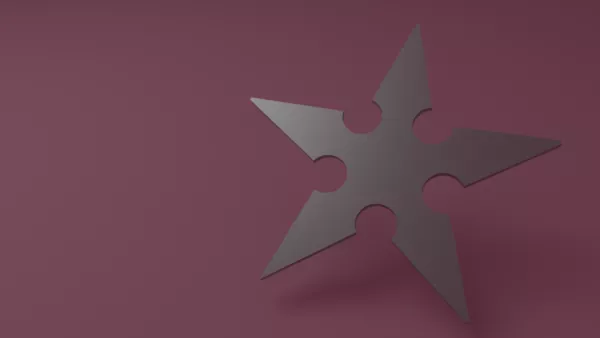 Startrail Shape Decoration 3d model