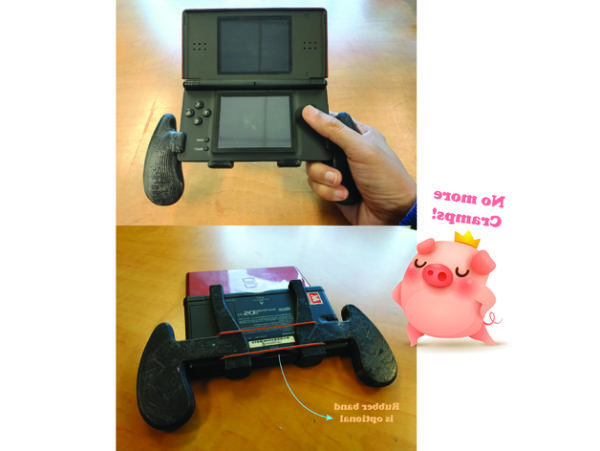 Printable Nintedo Ds Nds Lite Grip 3d model Printable Nintedo Ds Nds Lite Grip 3d model