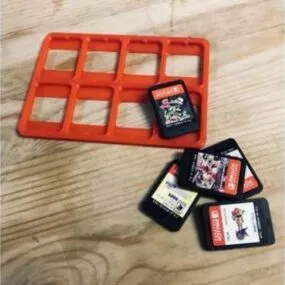 Printable Nintendo Switch 8 Games Case 3d model