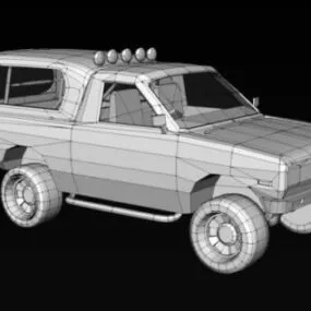 Nissan 1400 Pick Up Car 3d model