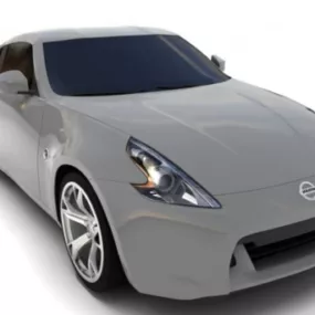Sedan Car Nissan Design 3d model